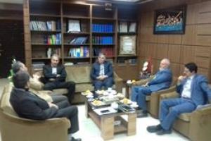 دیدار و گفتگوی مدیرکل دیوان محاسبات استان با برخی از مدیران دستگاه های اجرایی استان